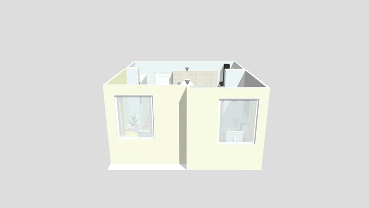 Stanovanje- Naloga1 3D Model