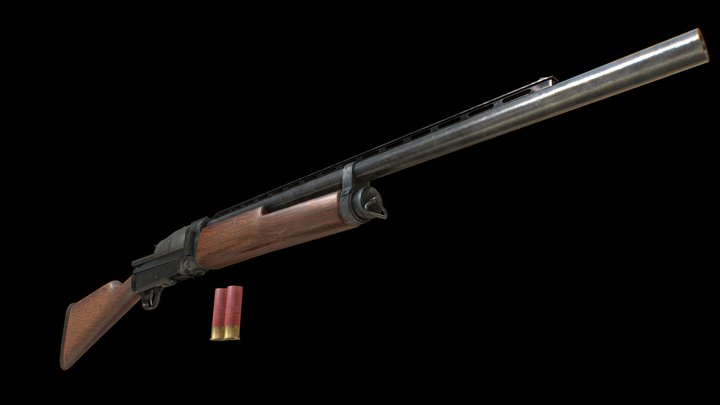 Sjorgen Inertia Shotgun 3D Model