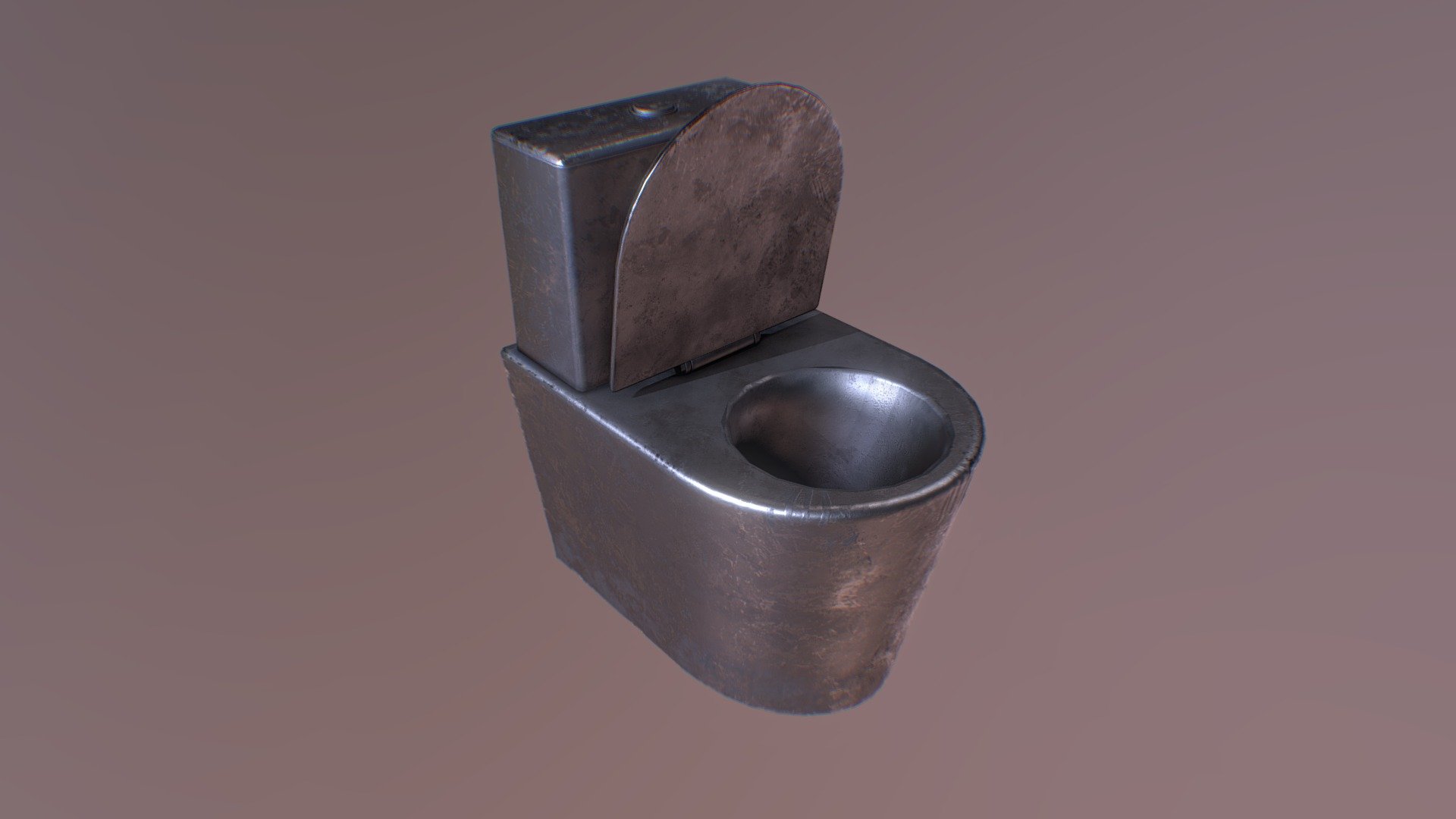 Metal Toilet — Sketchfab embed 3D viewer