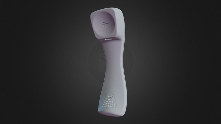 Phone Receiver 3D Scan 3D Model