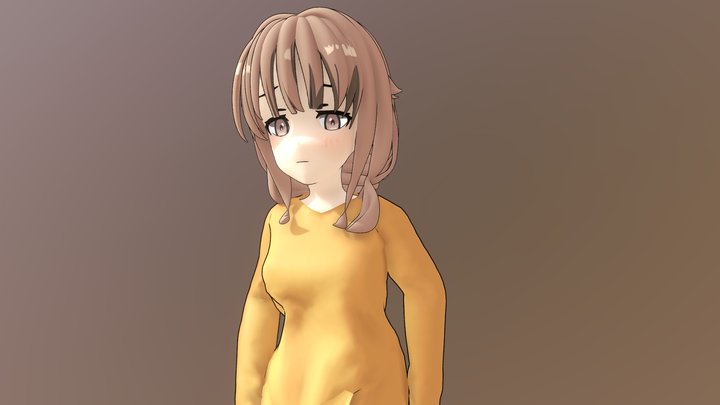kaede azusagawa 3D Model