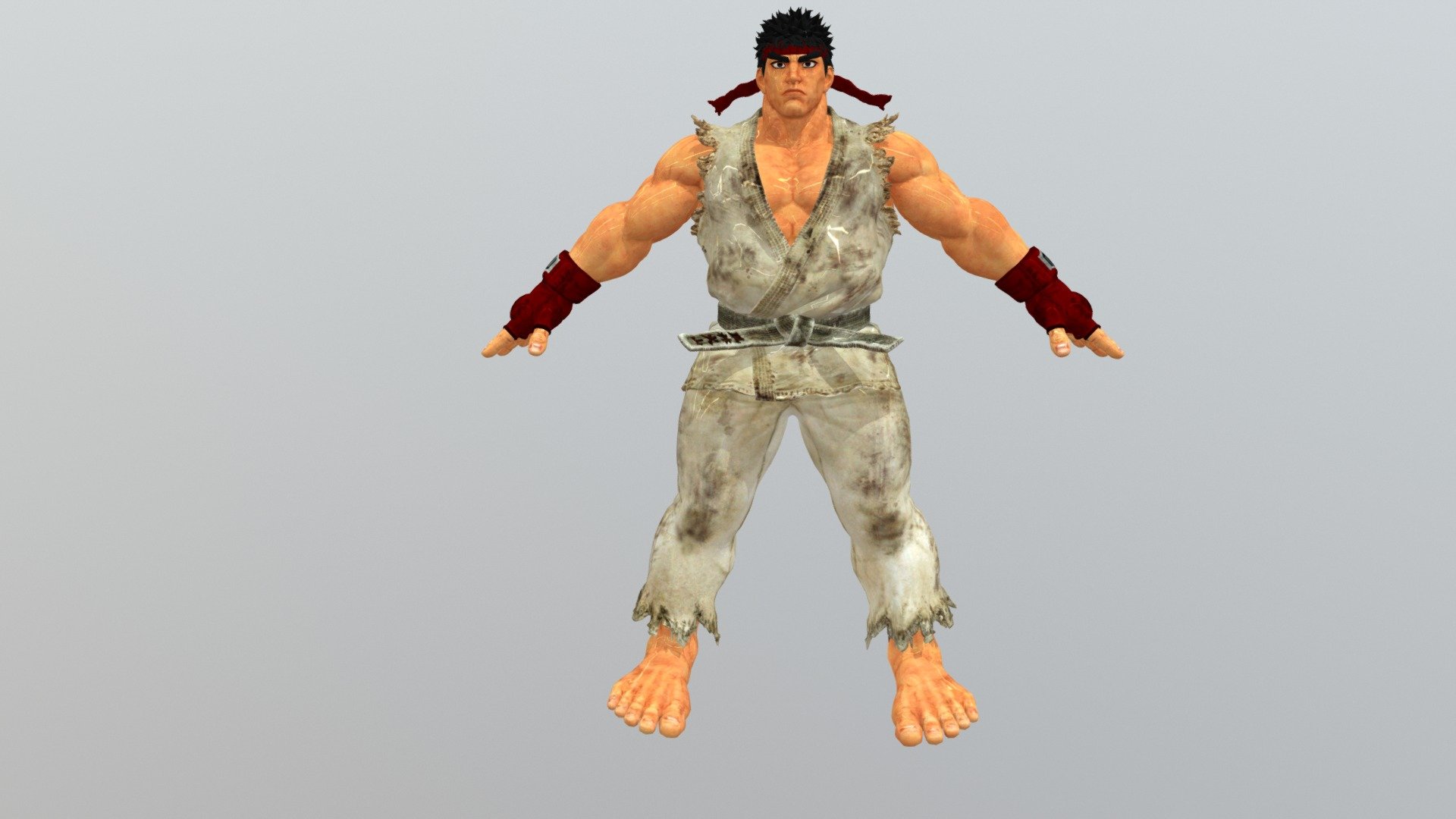 3D model Street Fighter VI - Ryu S2 VR / AR / low-poly