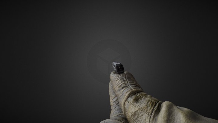 FPS pistol animations 3D Model