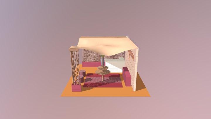 Diseño Stand Bamboleira 3D Model