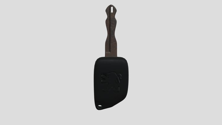 Peugeot 306 Key 3D Model