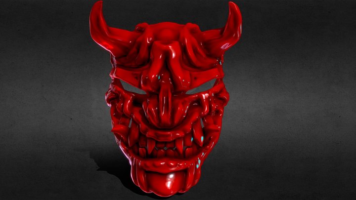Oni Mask Full Nomad 3D Model