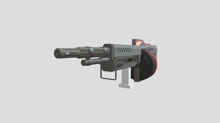 Halo SAW 3D Model