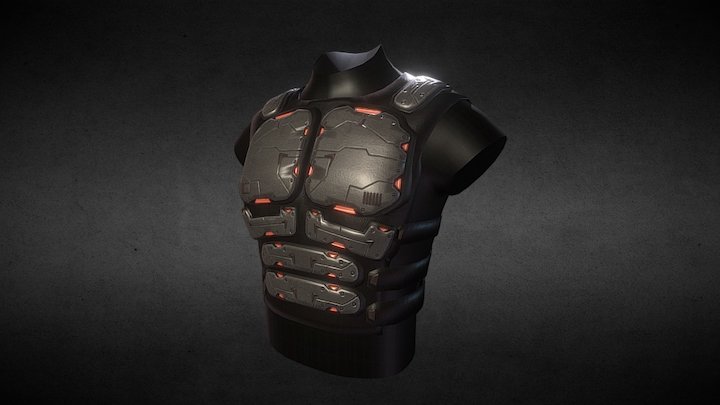Impact Vest 3D Model