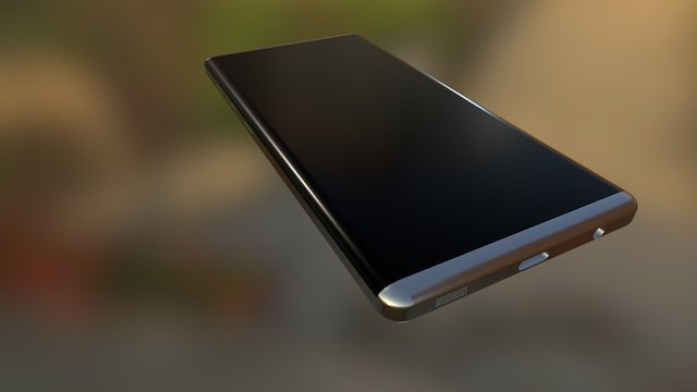 galaxy s8 silver 3D Model
