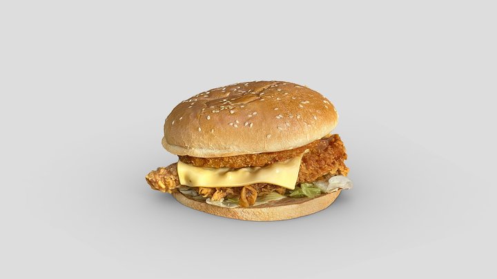 burger 3D Model