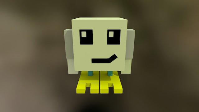 Ned the talking box 3D Model