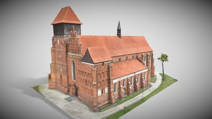 Nowy Staw - Kolegiata Żuławska 3D Model