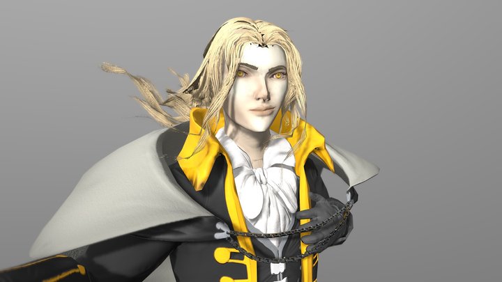 Castlevania - Alucard Fan Model (Free) 3D Model