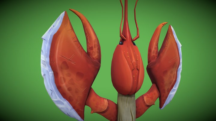 CrustAxe 3D Model