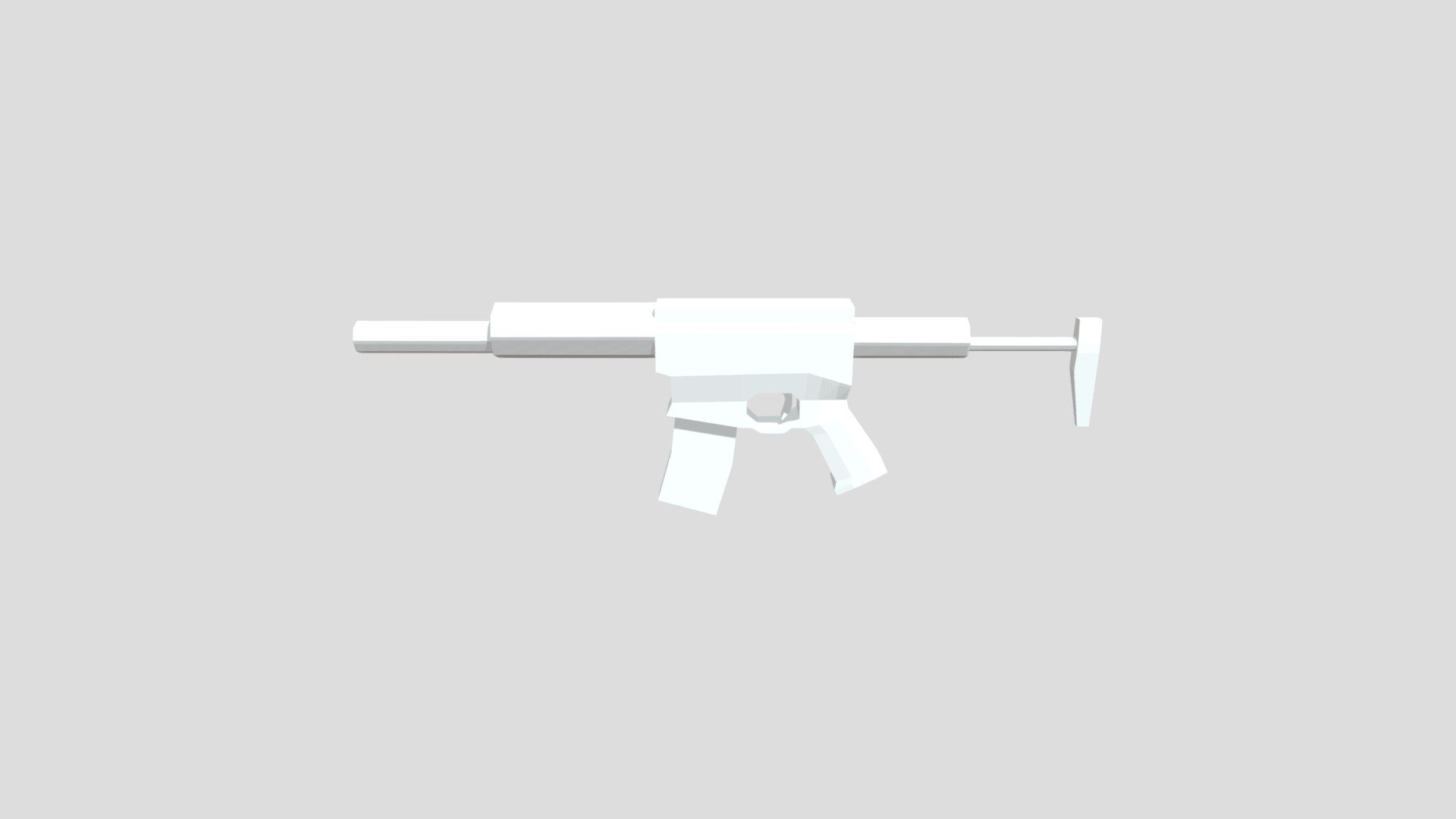 Low Poly AAC Honey Badger