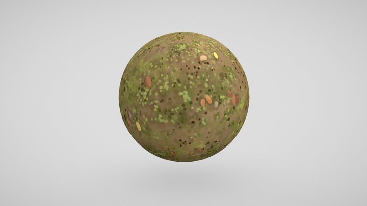 HANDPAINTED TEXTURE - GROUND 3D Model