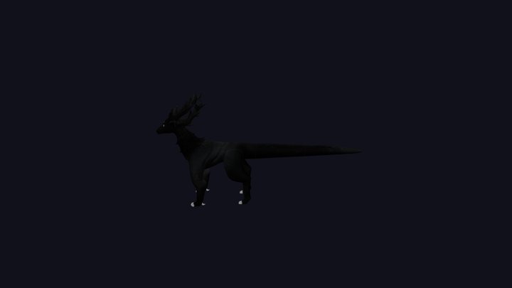 Demon Deer 3D Model