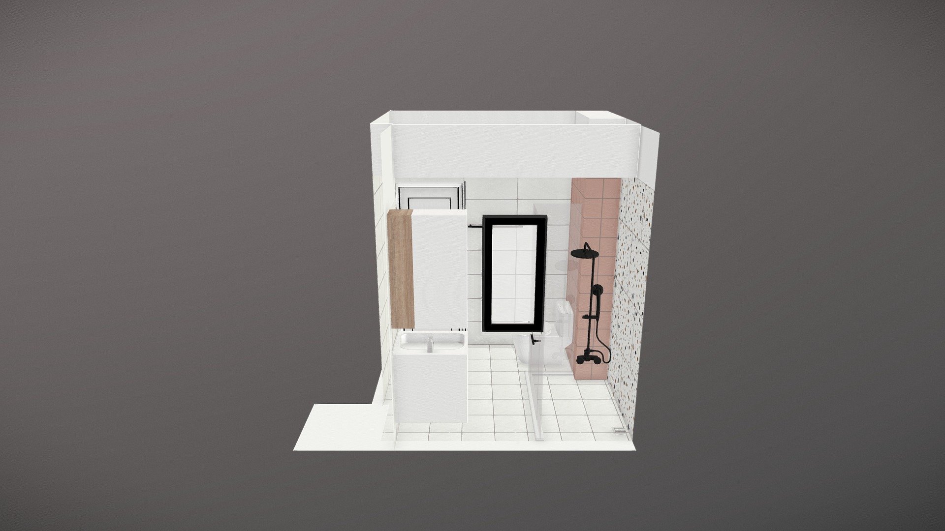 Kids Bathroom - 3D model by Yvonneyeh [0d89b7e] - Sketchfab