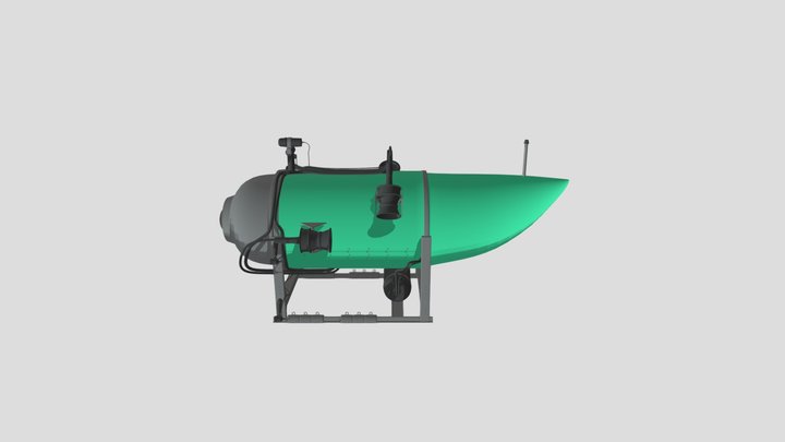 Submarine_OceanGate_Titan 3D Model