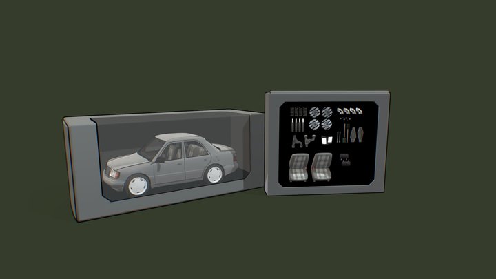 Mercedes W124 3D Model