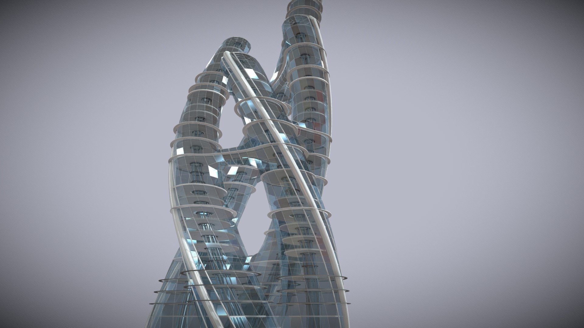 Futuristic Skyscraper 2 - Buy Royalty Free 3D model by Giimann [0d8b0d1 ...
