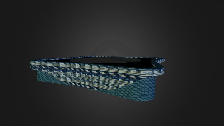 Sochi Iceberg skating palace 3D Model