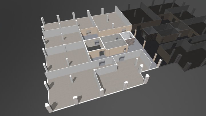 Skyscraper Floor 3D Model