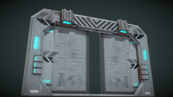sifi door 3D Model