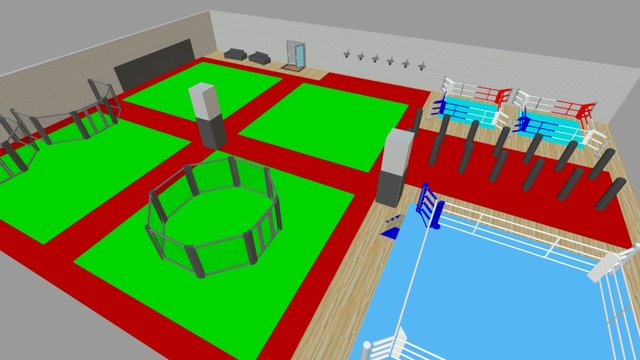 Gym 3D Model