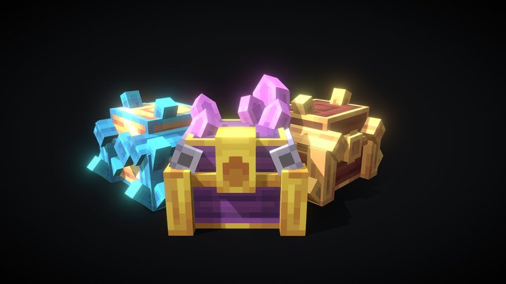 Chests for ACUBIA 3D Model