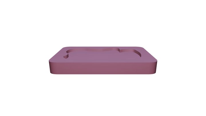 case para la plaquita 3D Model