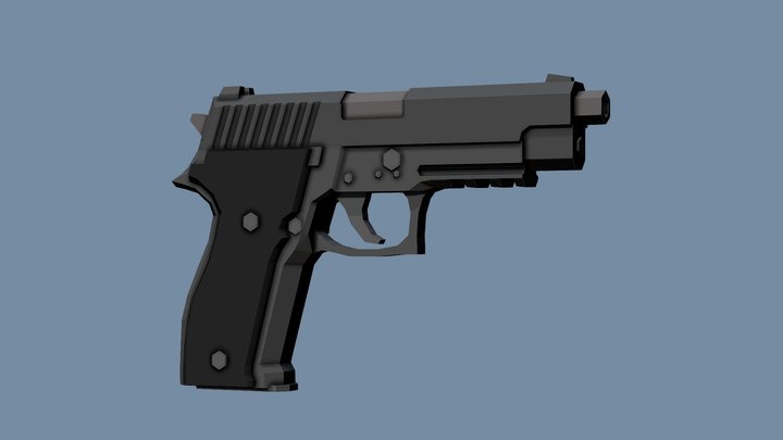 Low-Poly Sig P226