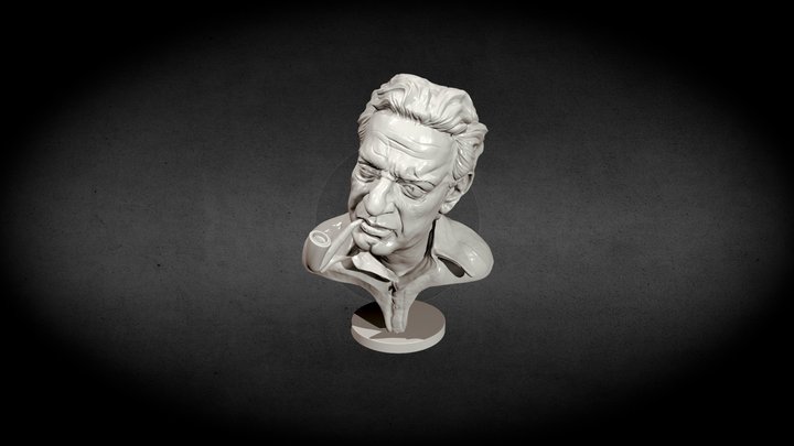 Satyajit Ray 3D Model