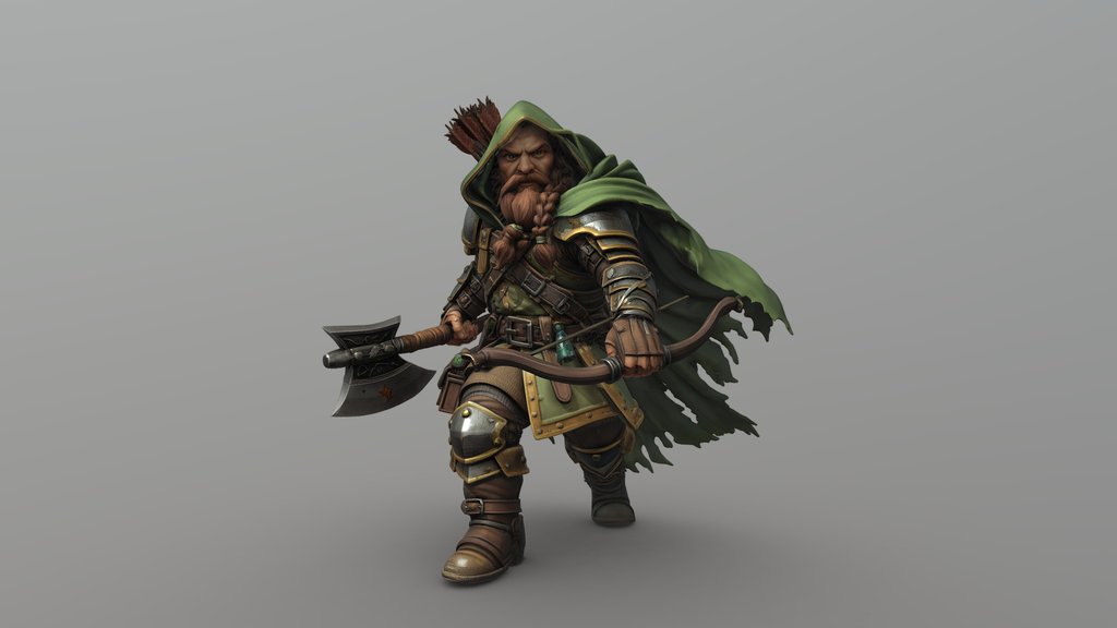 Harsk - Dwarf Ranger
