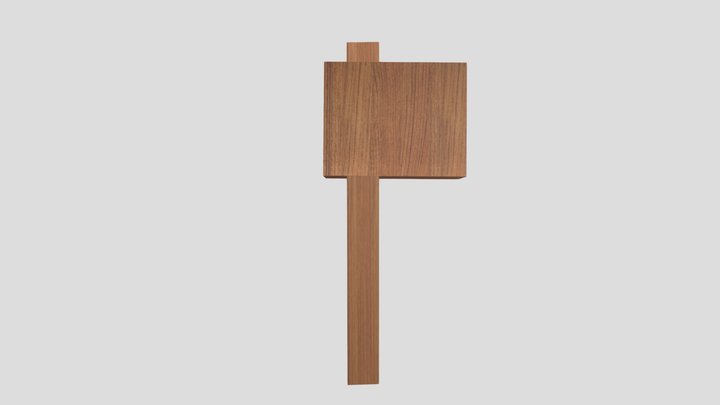 Wood axe 3D Model
