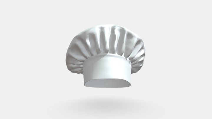 Chef Hat 3D Model