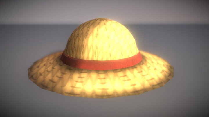 Luffy's Straw Hat 3D Model