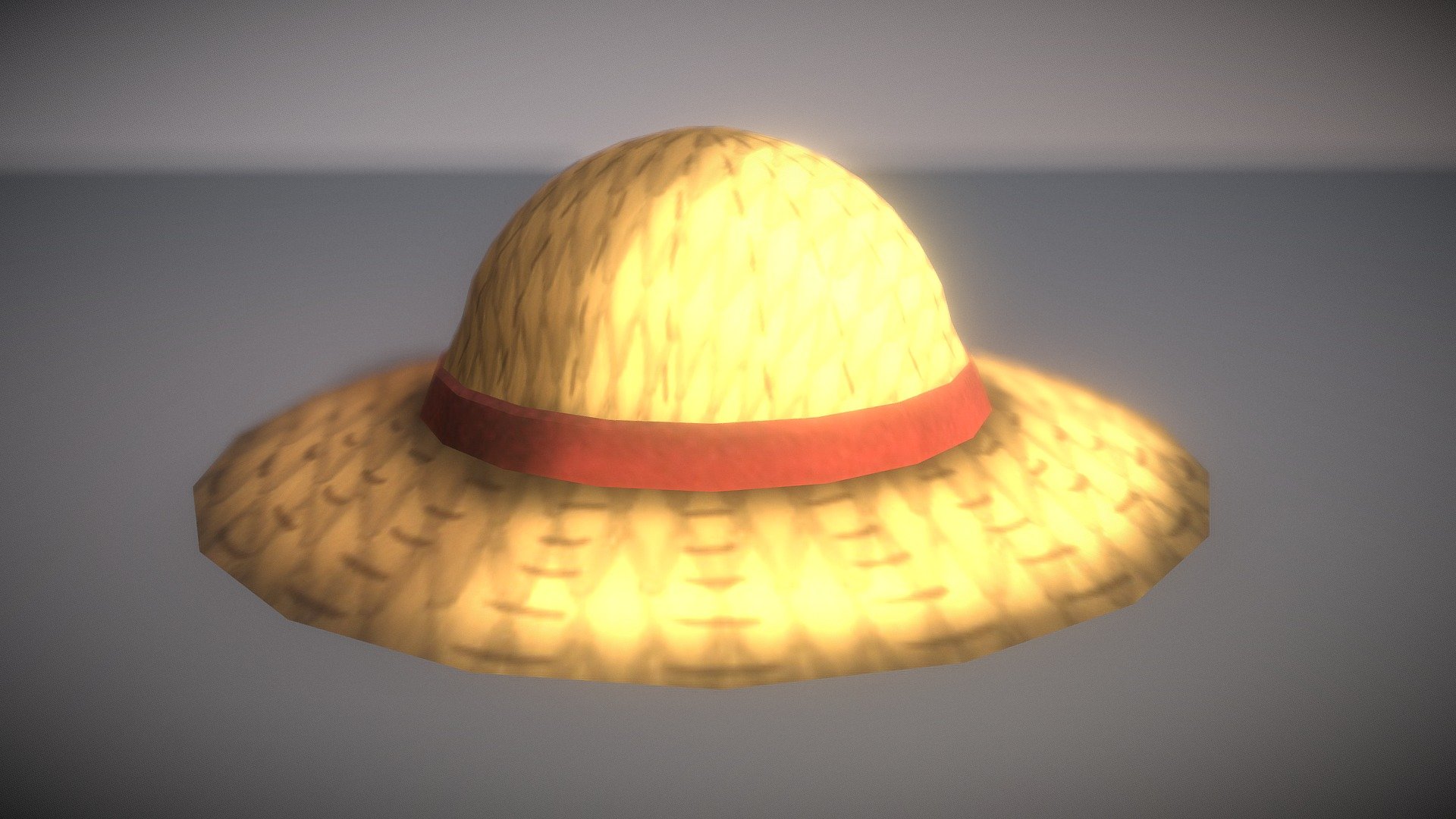 Luffy's Straw Hat - 3D model by Will The Soulless (@WillTheSoulless