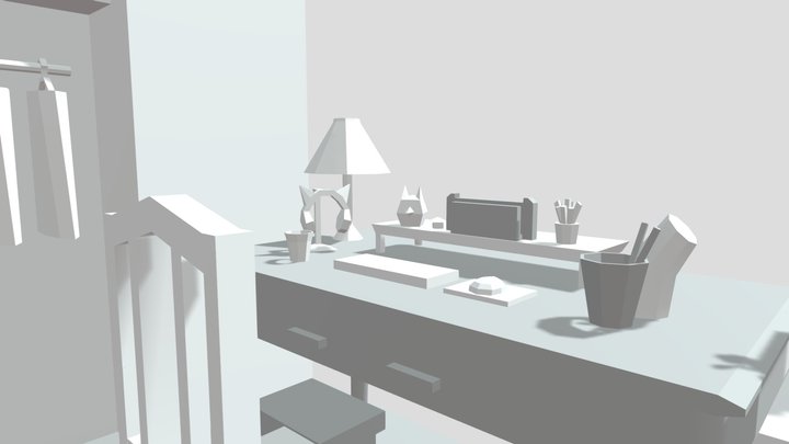 Girlroomv3 3D Model