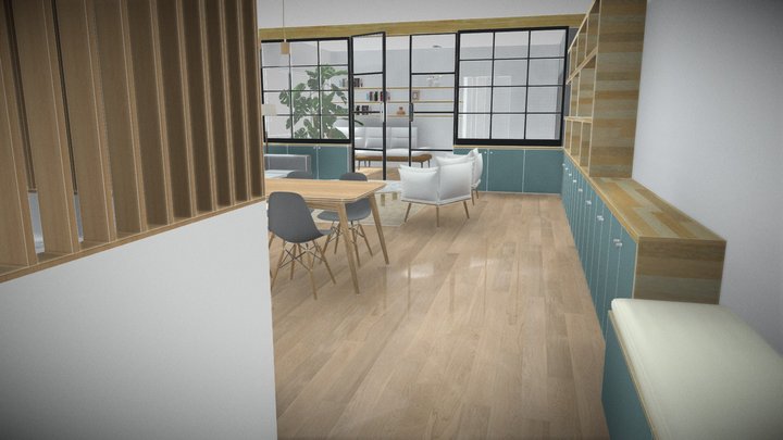 Rue Saint Sabin 7 3D Model
