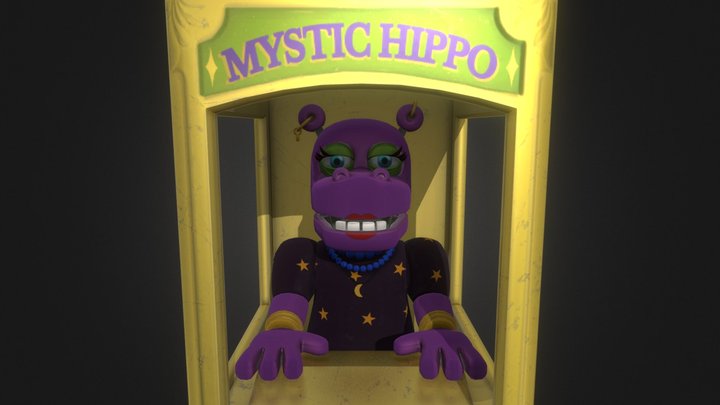 Mystic Hippo (FNaF HW2) – Kostenloses 3D-Modell STL