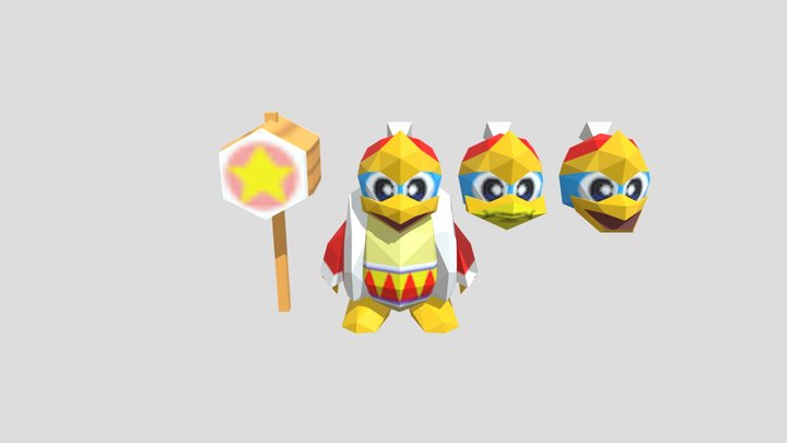 Dedede 3D models - Sketchfab
