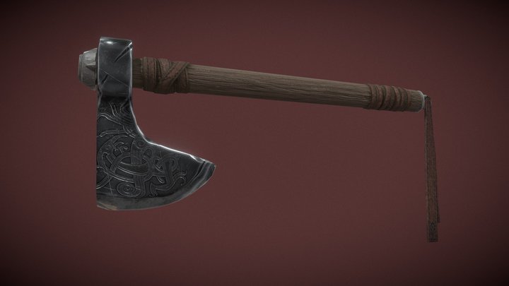 Viking Axe 3D Model