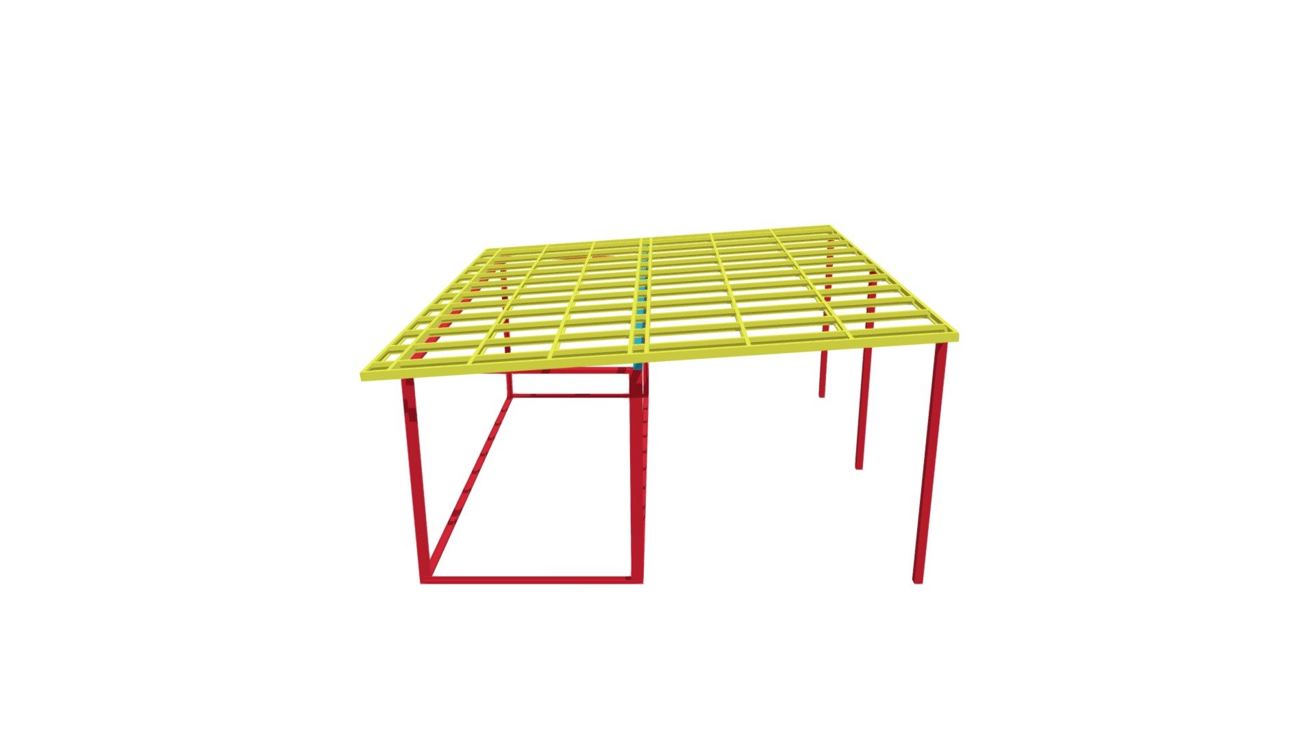 5.7m x 6.6m Container Panel - Download Free 3D model by Steel Frames ...