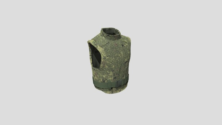 Bulletproof vest Zhuk-6a 3D Model