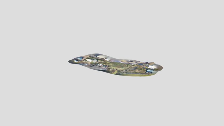 Worksop Needle Train Yard Wasteland Model 3D Model