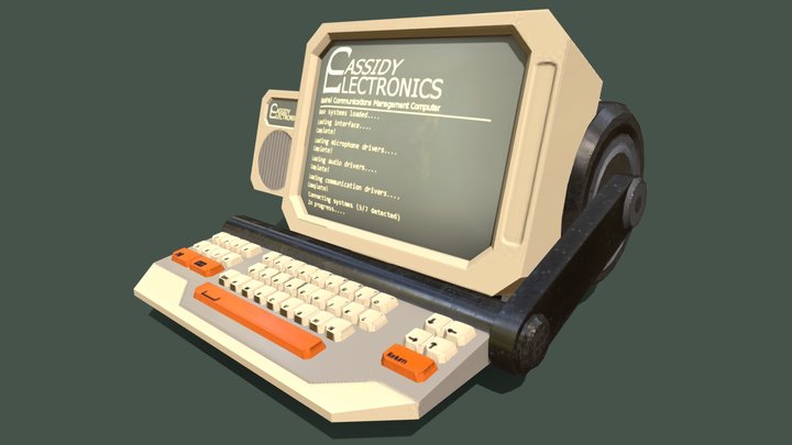 Cassidy "Kestrel" communications computer 3D Model