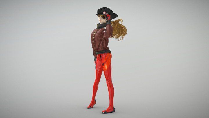 Evangelion Q - Asuka Shikinami ( #2 ) – Gratis 3D-model STL