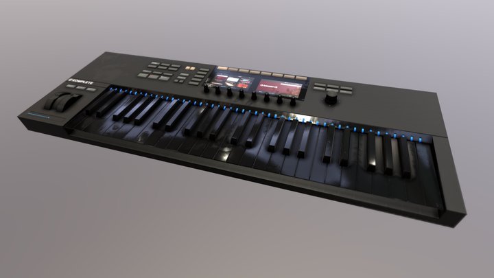 Native Instruments S40 mk2 MIDI controller 3D Model