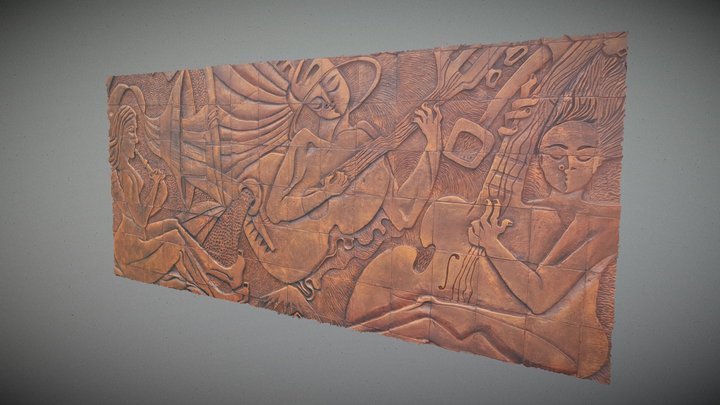 Mural Sonata. Fuente de la 10 con 5a 3D Model